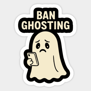 Ban Ghosting Sticker